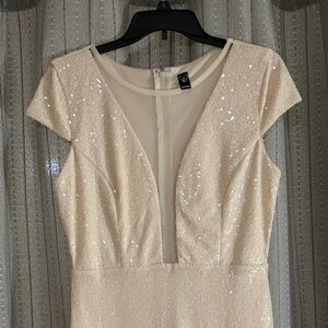 Windsor Cream Sequin Dress